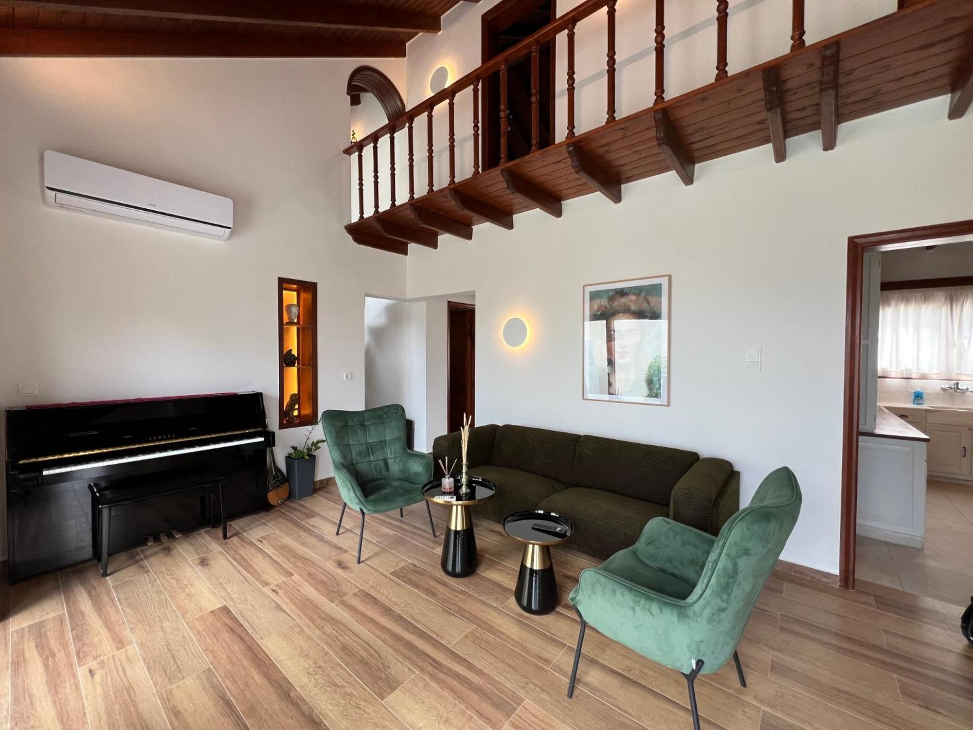 Chania Living Stories Villa With Piano Exteriér fotografie